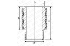 Válcové pouzdro GOETZE ENGINE 14-900030-00