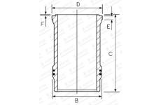 Válcové pouzdro GOETZE ENGINE 15-265960-00