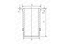 Válcové pouzdro GOETZE ENGINE 15-450030-00