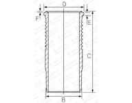 Válcové pouzdro GOETZE ENGINE 15-677620-00