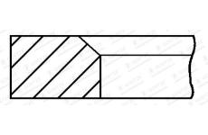 Piestny krúżok GOETZE ENGINE 2.0mm 001IF MO P KV1