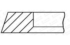 Piestny krúżok GOETZE ENGINE 2.0mm 005IFU F14