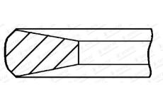 Pistni krouzek GOETZE ENGINE 2.0mm 008 CK P KV1