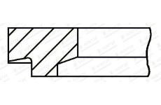 Pístní kroužek GOETZE ENGINE 2.0mm 023IWU P F14