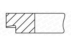 Pistni krouzek GOETZE ENGINE 2.0mm 023 P IKA