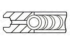 Pistni krouzek GOETZE ENGINE 2.0mm 231 GDC P GOE13