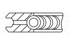 Pistni krouzek GOETZE ENGINE 2.0mm 231LKZ GDC P G13