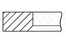 Pistni krouzek GOETZE ENGINE 2.385mm 001IFU GOE12