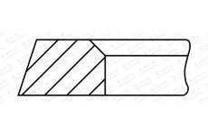 Pistni krouzek GOETZE ENGINE 2.385mm 005IF P GOE12