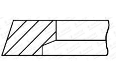 Pistni krouzek GOETZE ENGINE 2.5mm 005IWU CRP GOE13