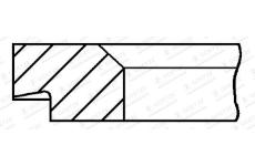 Pistni krouzek GOETZE ENGINE 2.5mm 023IF P GOE13