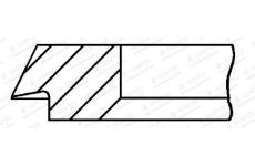 Pistni krouzek GOETZE ENGINE 2.5mm 026IFU CR P F14