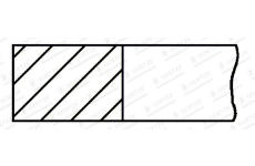 Pístní kroužek GOETZE ENGINE 3.0mm 001 MO P KV1