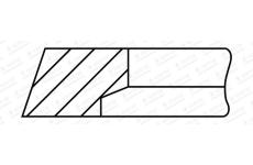 Pistni krouzek GOETZE ENGINE 3.0mm 005IWU CR P F12