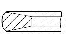 Pistni krouzek GOETZE ENGINE 3.0mm 008 CK P IKA