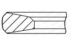 Pistni krouzek GOETZE ENGINE 3.0mm 008IF CK ST