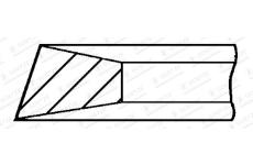 Pistni krouzek GOETZE ENGINE 3.0mm 009 CR KV1