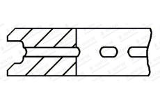 Pístní kroužek GOETZE ENGINE 4.0mm 032 P GOE13