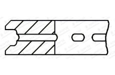 Pistni krouzek GOETZE ENGINE 4.747mm 032 P GOE13
