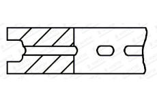 Pistni krouzek GOETZE ENGINE 6.0mm 030 P GOE13