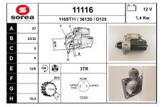 Startér EAI 11116