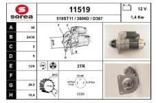Startér EAI 11519