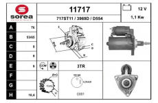 Startér EAI 11717