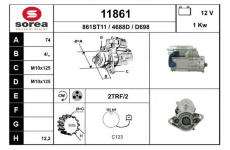 Startér EAI 11861