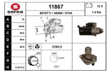 Startér EAI 11867