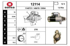 Startér EAI 12114