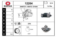 Startér EAI 12204
