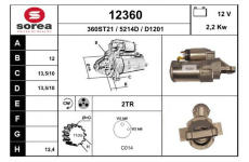 Startér EAI 12360