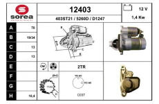 Startér EAI 12403