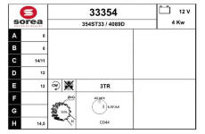 Startér EAI 33354