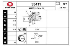 Startér EAI 33411