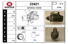 Startér EAI 33421