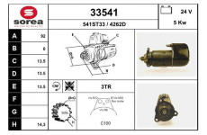 Startér EAI 33541