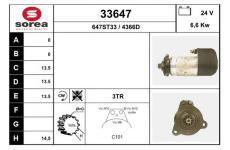 Startér EAI 33647