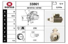 Startér EAI 33861