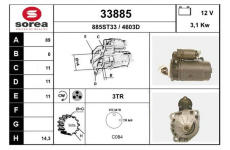 Startér EAI 33885