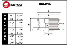 Předstihová spojka EAI 806046