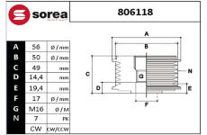 Předstihová spojka EAI 806118
