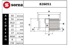 Předstihová spojka EAI 826051