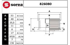 Předstihová spojka EAI 826080