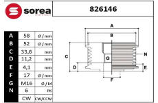 Předstihová spojka EAI 826146