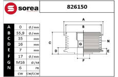 Předstihová spojka EAI 826150