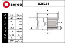 Předstihová spojka EAI 826165