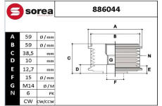 Předstihová spojka EAI 886044