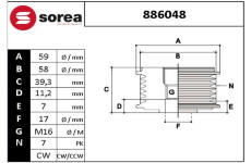 Předstihová spojka EAI 886048