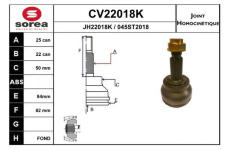Sada kloubů, hnací hřídel EAI CV22018K